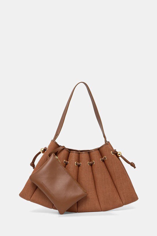 Themoire borsetta no marrone TMSR25CLPP89