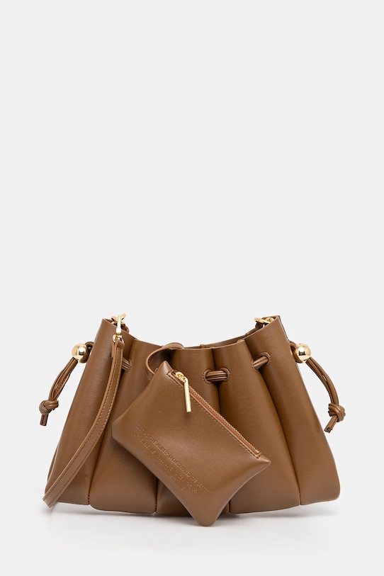 Themoire borsetta no marrone TMCODFN78