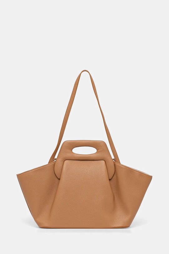 Themoire torebka nie mieści A4 beżowy TMSR25DHBO113