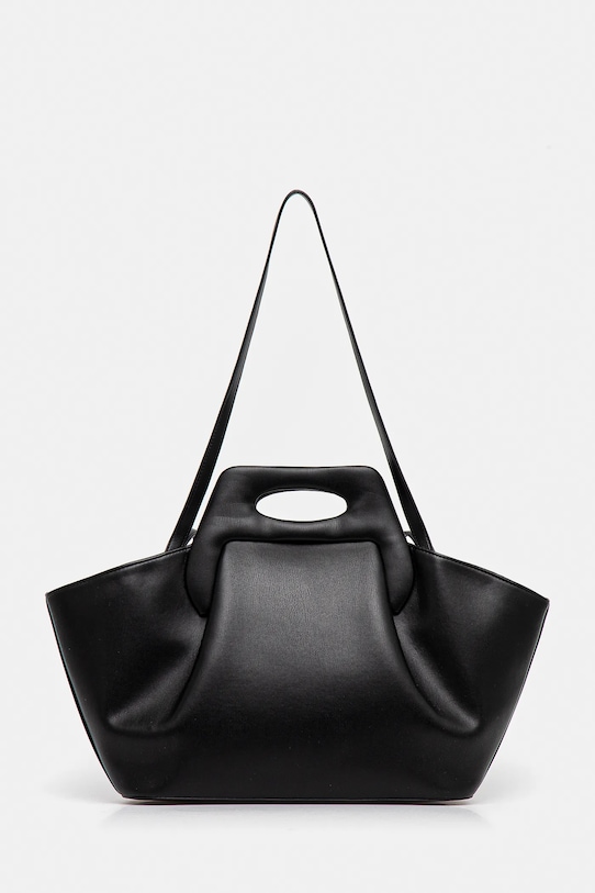 Torba Themoire imitacija zrnate kože crna TMCODHN1