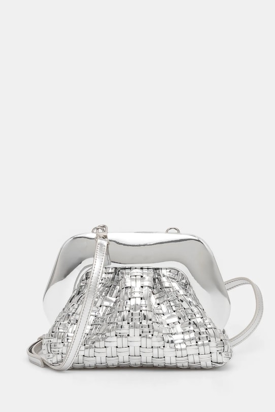 Клатч Themoire не вмещает А4 серебрянный TMSR25GMWL18