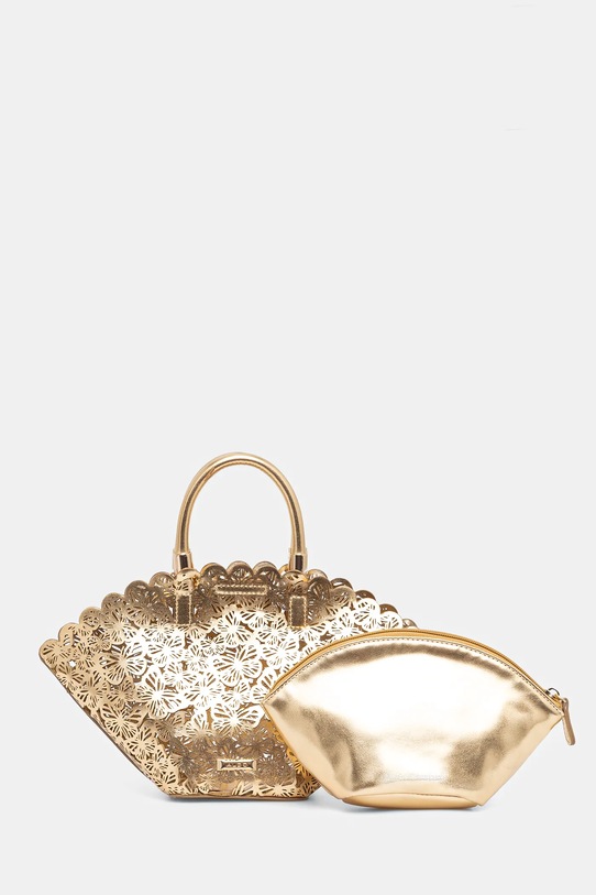 Torba Aldo ELEGENTA premalo za format A4 zlatna ELEGENTA.710