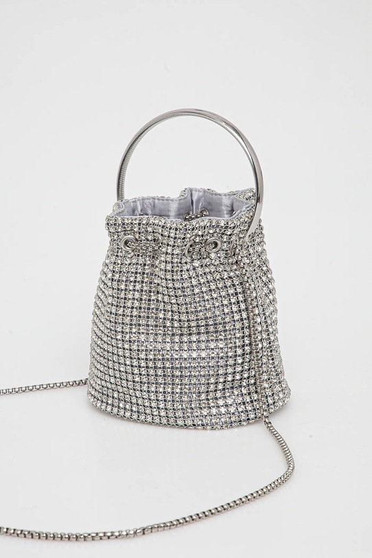 Kabelka Aldo BLINGBUCKET BLINGBUCKET.040 stříbrná SS25