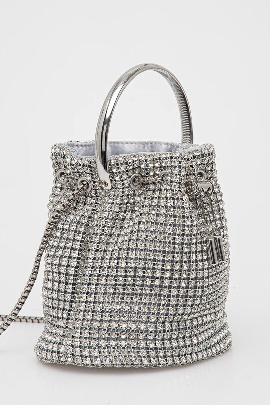 Doplňky Kabelka Aldo BLINGBUCKET BLINGBUCKET.040 stříbrná