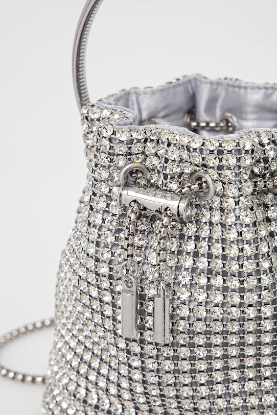 Kabelka Aldo BLINGBUCKET stříbrná BLINGBUCKET.040