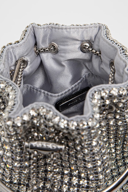 Kabelka Aldo BLINGBUCKET BLINGBUCKET.040 stříbrná