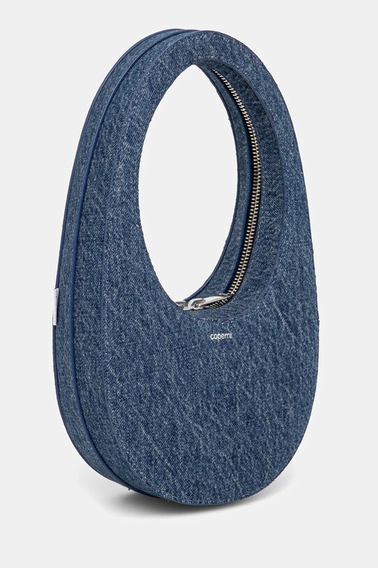 Τσάντα Coperni Denim Mini Swipe COPBA01BIS252 μπλε SS25