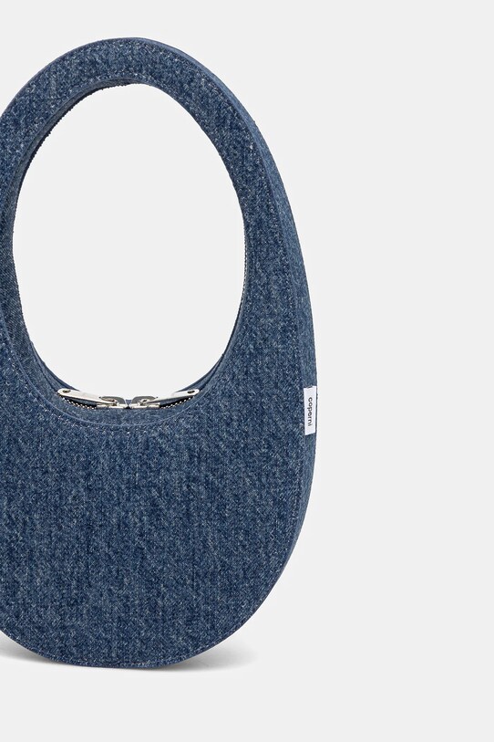 Αξεσουάρ Τσάντα Coperni Denim Mini Swipe COPBA01BIS252 μπλε