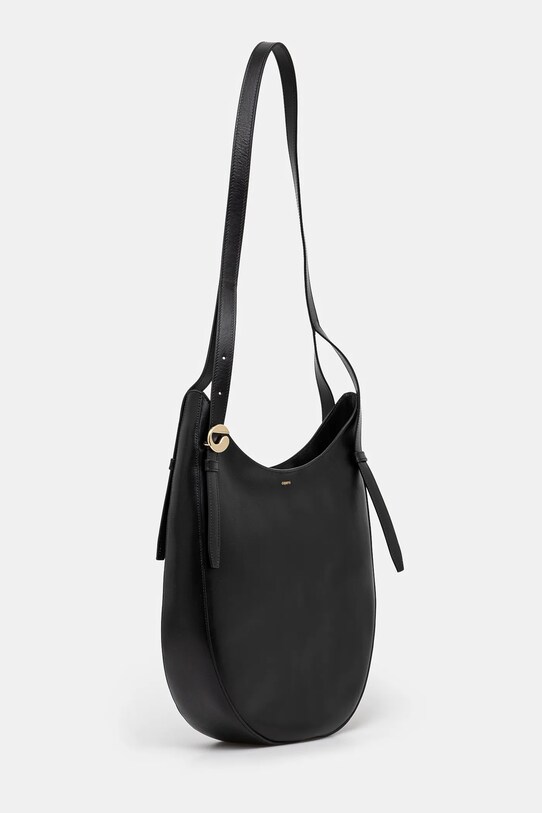 Кожаная сумочка Coperni Hobo Belt COPBA92F6012 чёрный SS25