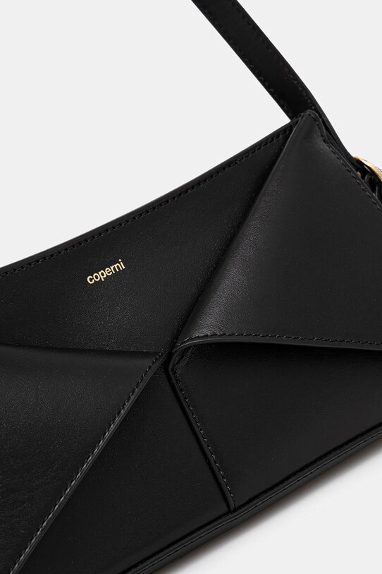 Kožená kabelka Coperni Belt Baguette černá COPBA81F6024