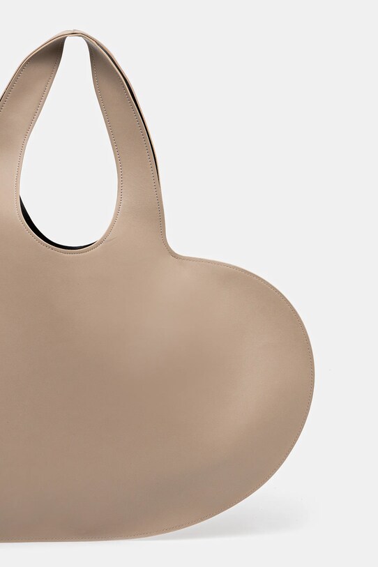 Doplnky Kožená kabelka Coperni Heart Tote COPBA14F6012 béžová