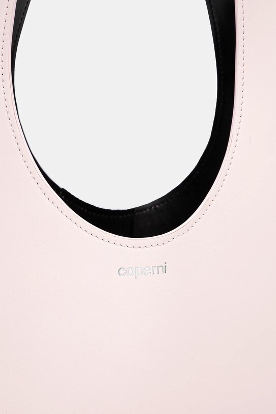 Кожена чанта Coperni Heart Tote розов COPBA14F6031