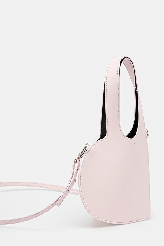 Coperni leather handbag Crossbody Baby Heart Tote COPBA93F6031 pink SS25