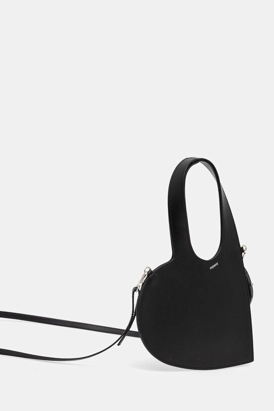 Δερμάτινη τσάντα Coperni Crossbody Baby Heart Tote COPBA93F6031 μαύρο SS25