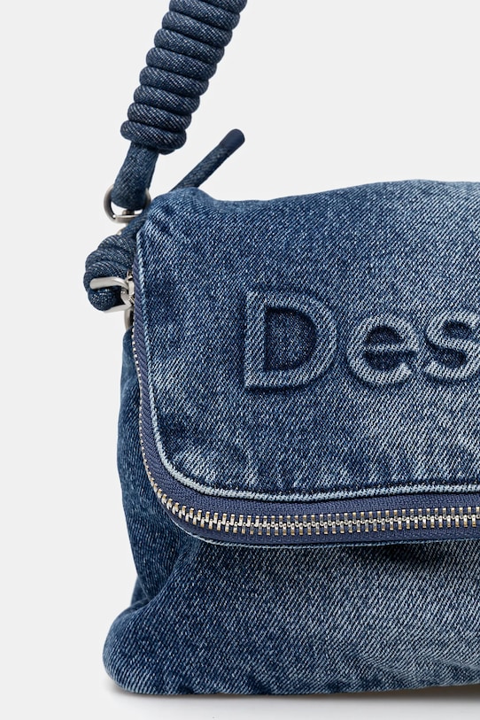 Kabelka Desigual HALF LOGO modrá 25SAXD23