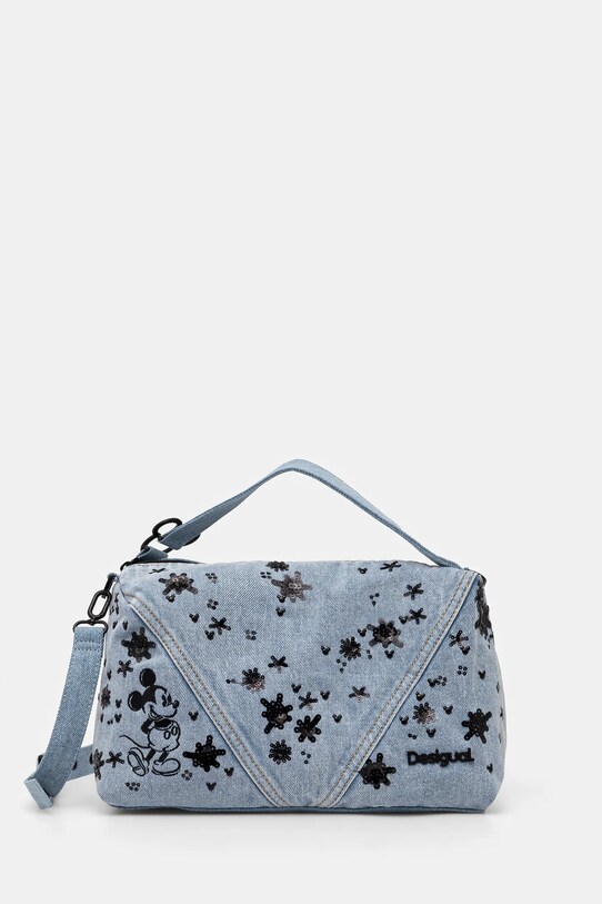 Desigual poseta MICKEY SPLE nu incape in A4 albastru 25SAXD27