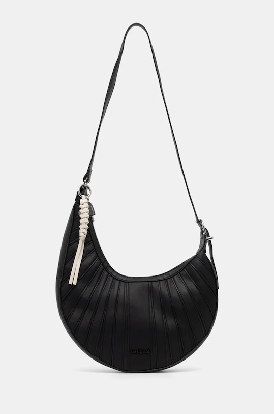 Kabelka Desigual KAPELA CASCAIS ASIMET imitácia kože čierna 25SAXP05