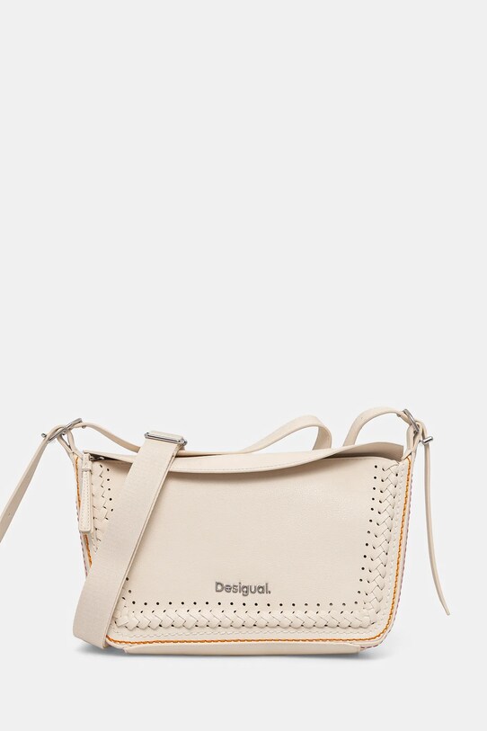 Сумочка Desigual TRAMA MUNICH не вмещает А4 бежевый 25SAXP52