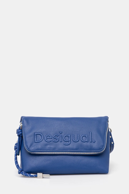 Τσάντα Desigual HALF VENECIA 3.0 FANT απομίμηση λείου δέρματος σκούρο μπλε 25SAXPBB