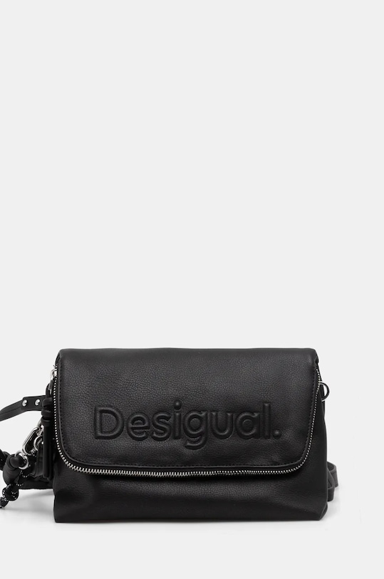 Чанта Desigual HALF VENECIA 3.0 BLAC не побира А4 черен 25SAXPBK