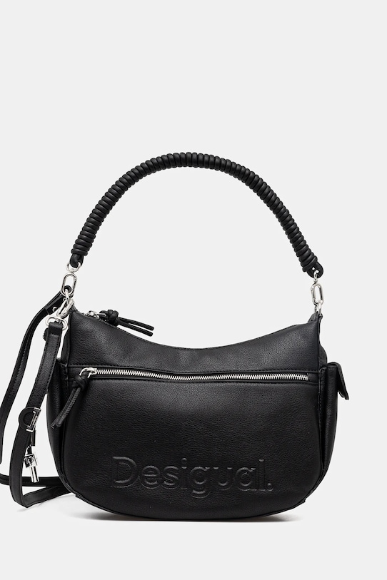 Desigual poseta HALF ASTANA BLACK uni negru 25SAXPBX