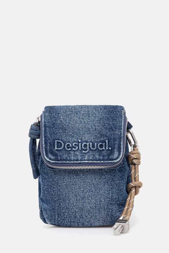 Ledvinka Desigual HALF LOG hladký modrá 25SAYD03