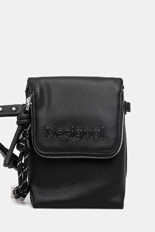 Сумка Desigual HALF PHONE BLACK синтетический чёрный 25SAYP45
