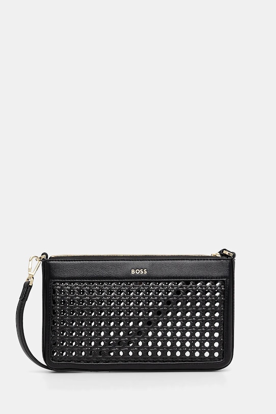Kabelka BOSS jednofarebný čierna 50541764