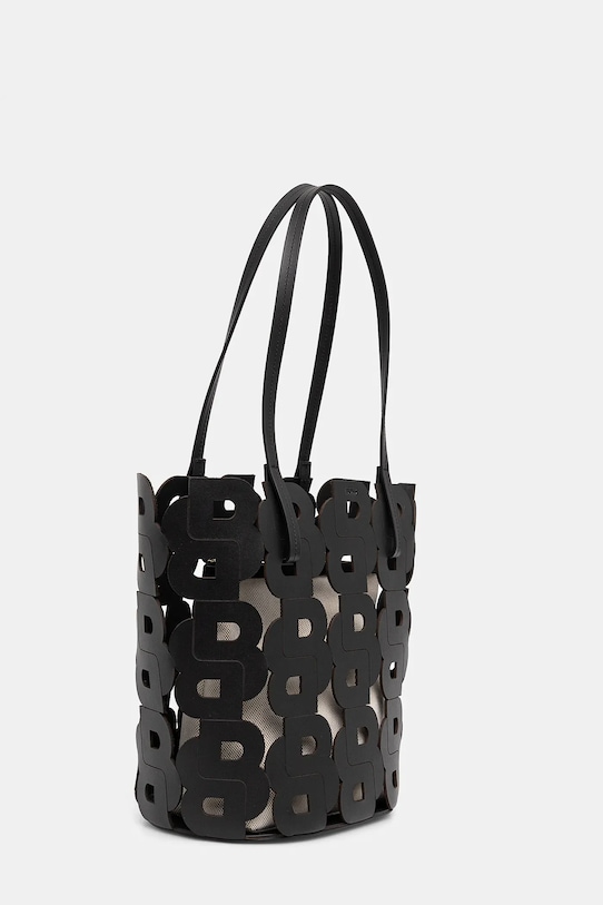 Кожаная сумочка BOSS 50541981 чёрный SS25