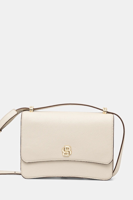 BOSS poseta de piele uni bej 50542055