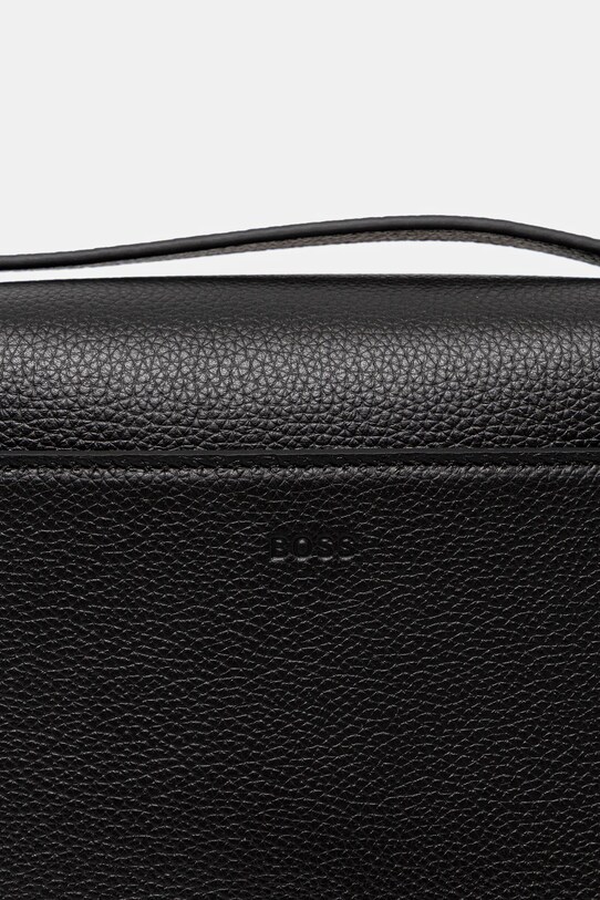 BOSS borsa a mano in pelle nero 50542055