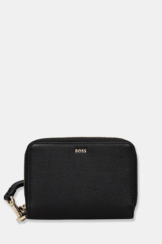 BOSS card-holder din piele negru 50543476