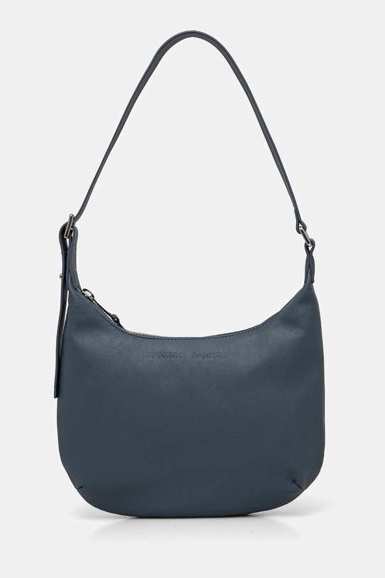 Τσάντα Samsoe Samsoe SAFREJA λείο δέρμα μπλε F25100103