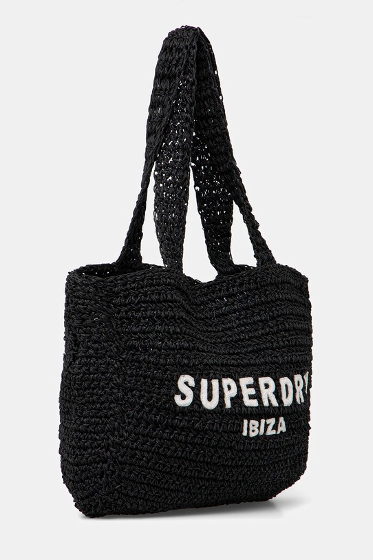 Torba za plažu Superdry W9110401A.AZD crna SS25