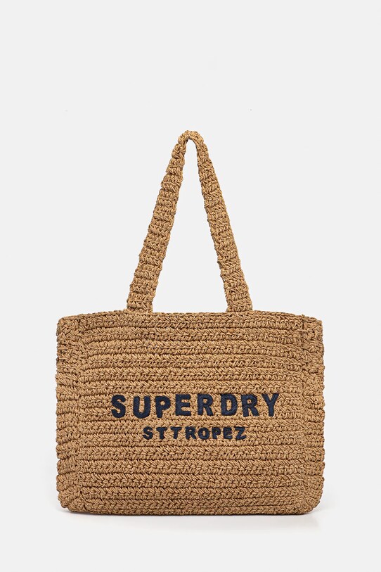 Kabelka Superdry nášivka hnedá W9110401A.F4X