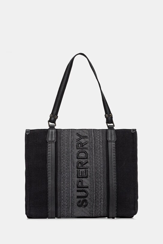 Kabelka Superdry nášivka černá W9110412A.02A
