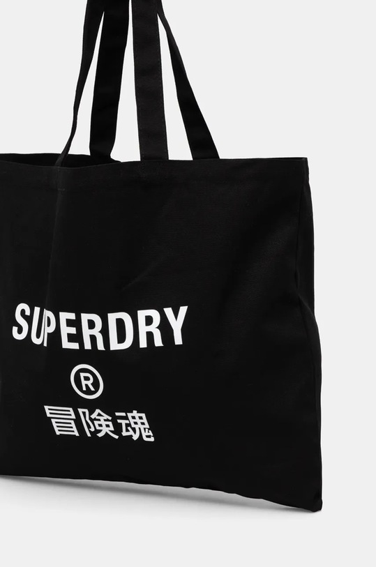 Akcesoria Superdry torba bawełniana Y9110270A.02A czarny