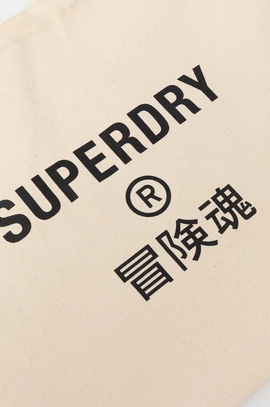 Бавовняна сумка Superdry бежевий Y9110270A.1KG