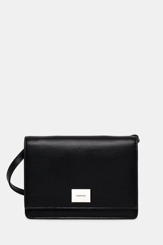 Calvin Klein torebka nie mieści A4 czarny K60K612967