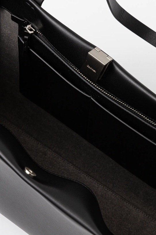 Calvin Klein poseta de piele K60K612988 negru