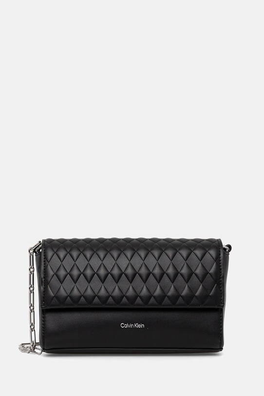 Kabelka Calvin Klein jednofarebný čierna K60K612995