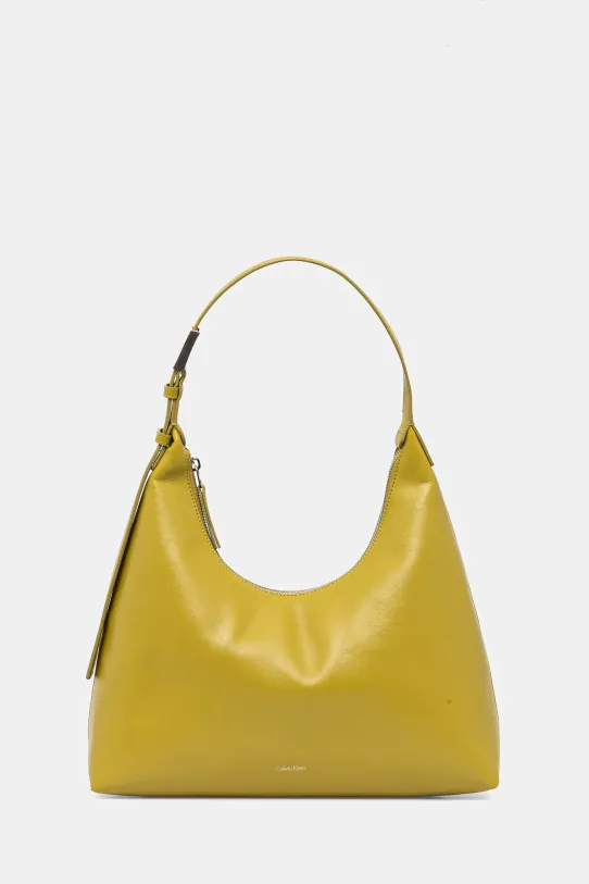 Calvin Klein torebka nie mieści A4 zielony K60K613031