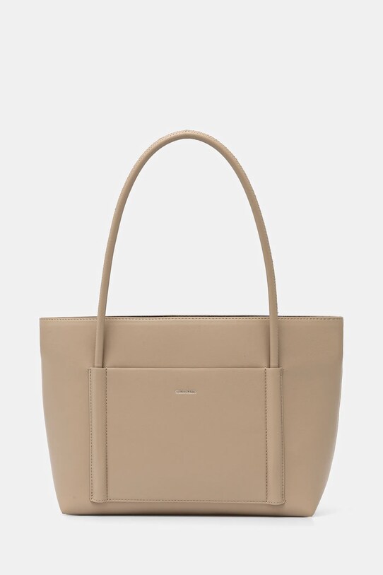 Kabelka Calvin Klein nevejde se A4 béžová K60K613110
