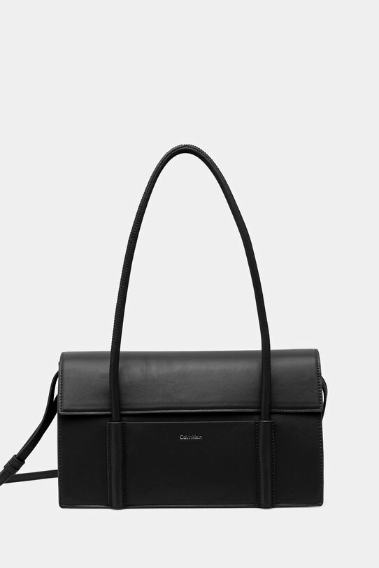 Calvin Klein torebka nie mieści A4 czarny K60K613111