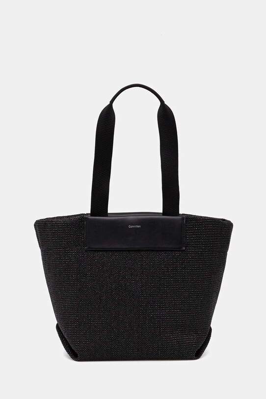 Τσάντα Calvin Klein υφασμάτινο μαύρο K60K613174