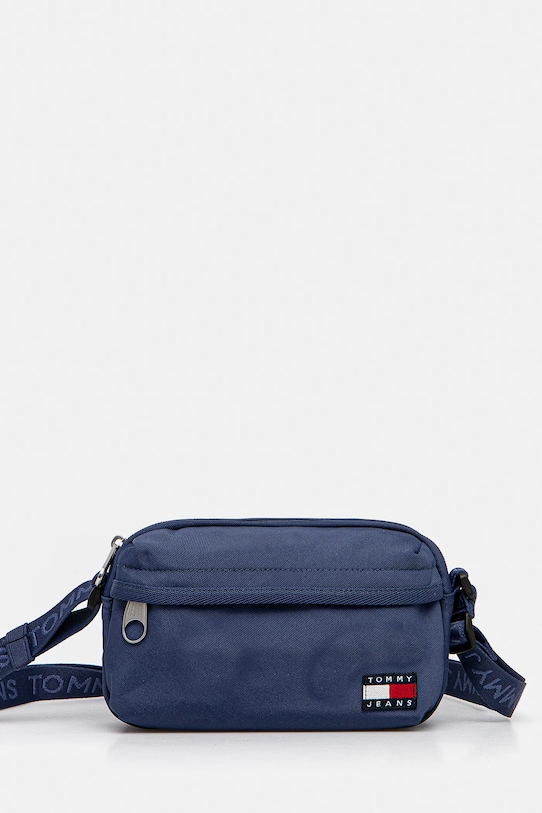 Kabelka Tommy Jeans jednofarebný modrá AW0AW17286