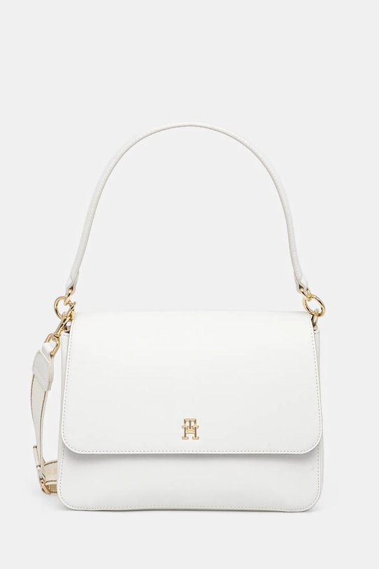 Kabelka Tommy Hilfiger jednofarebný biela AW0AW16815