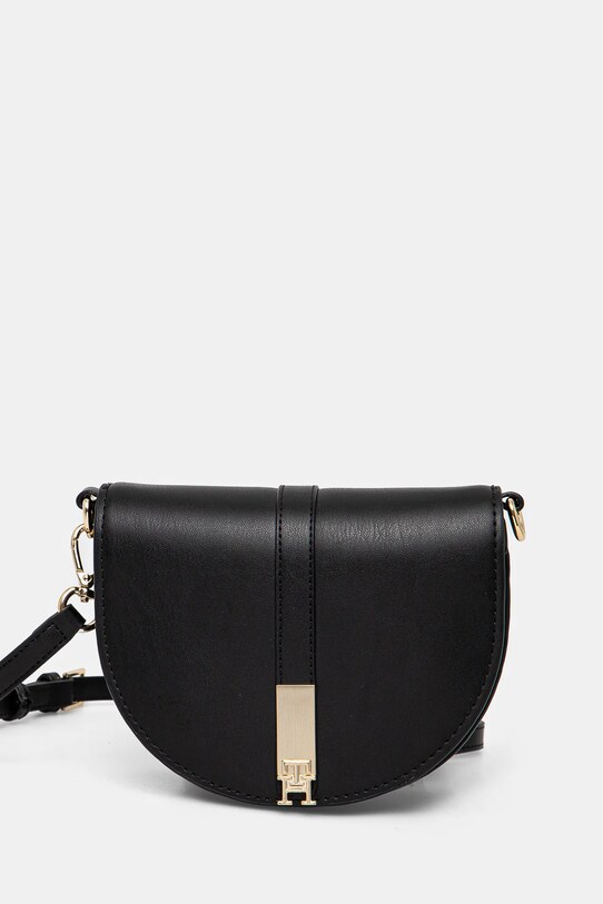 Τσάντα Tommy Hilfiger συνθετικό μαύρο AW0AW17164