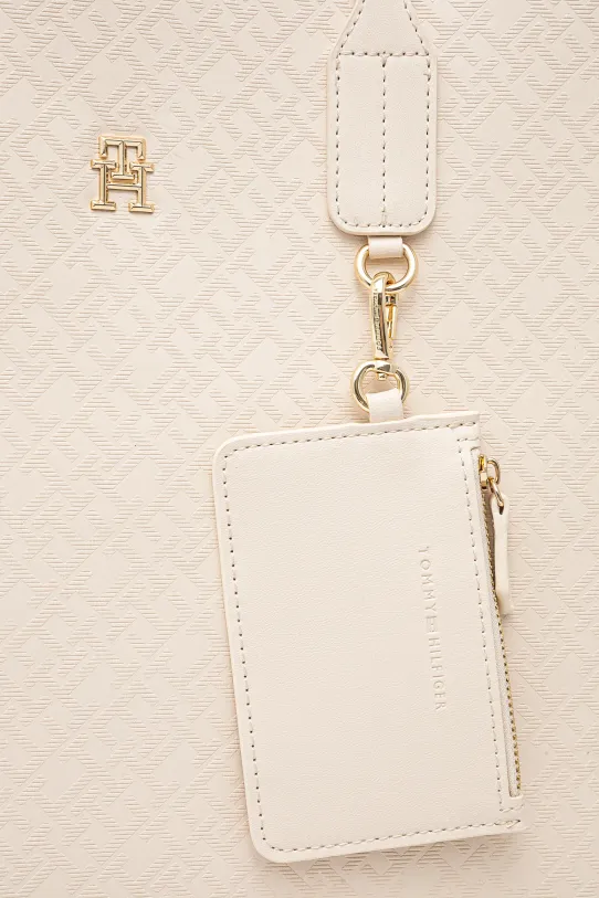 Akcesoria Tommy Hilfiger torebka AW0AW17174 beżowy