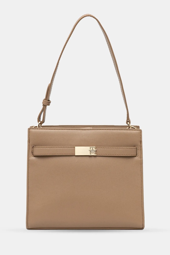 Tommy Hilfiger kézitáska szintetikus bőr bézs AW0AW17182
